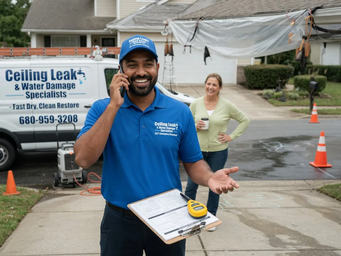 Ceiling Leak Cleanup Cloudcroft, NM FAQs